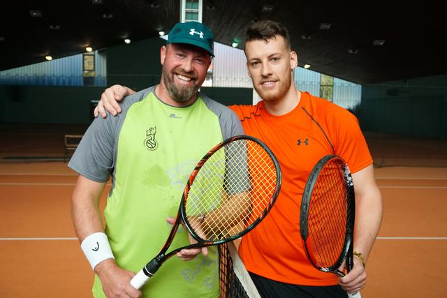 Im Bewerb Herren-Einzel-Kombi unterlag der Kirchberger Mario Posch (l.) im Finale Julian Voller.