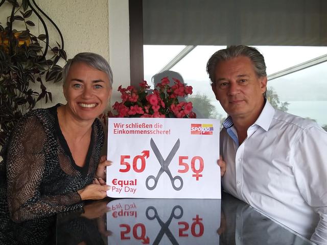 Doris Margreiter und Peter Groiß. | Foto: SPÖ