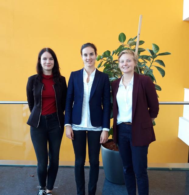 Die Projektgruppe „FirstSteps“ mit Maria Gutternig, Gisela Woltsche und Julia Sint (v.l.)