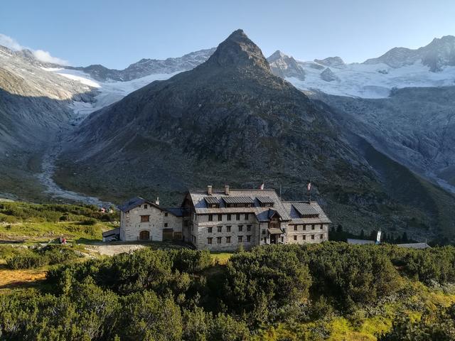 Schwindende Gletscher bei der Berliner Hütte mit Hornkees und Waxeggkees