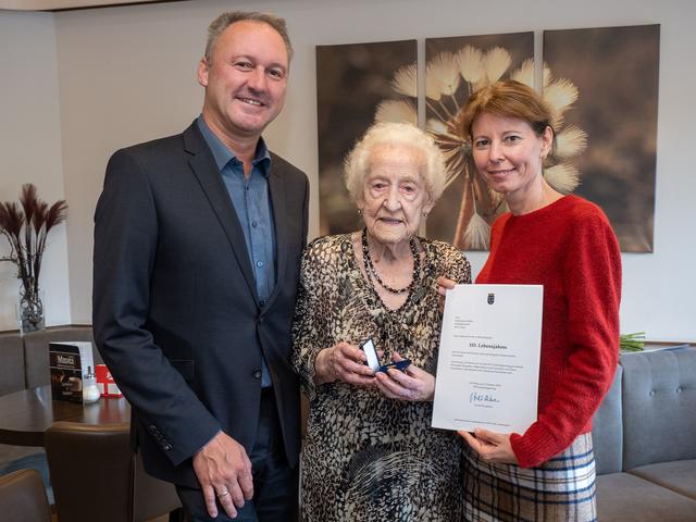 Christoph Prinz, Wilhelmine Bobek und Verena Sonnleitner