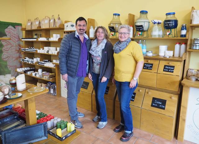BGM Stefan Wöckl, Nicole Pichl, Sandra Koisser.