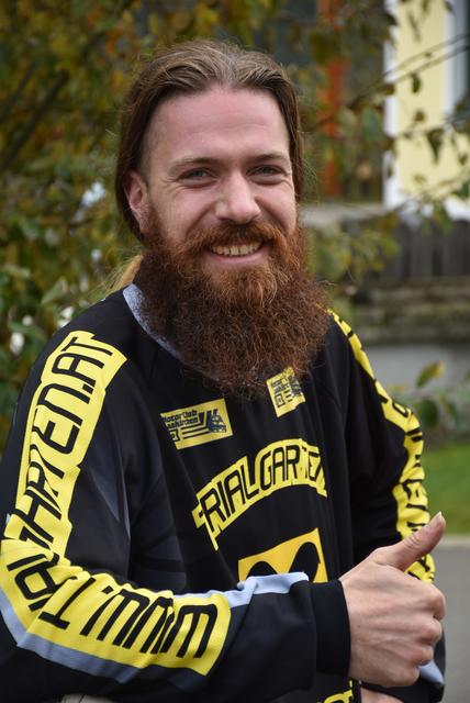 Trial-Pilot Matthias Langer.