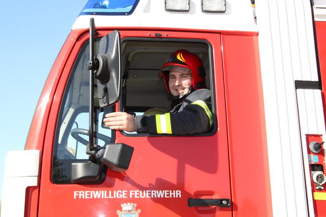 Christian Holzer ist Feuerwehrmann mit Leib und Seele.