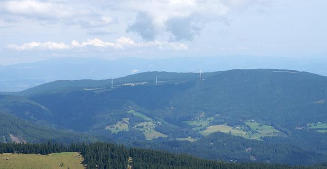 Die Windräder auf der Freiländer Alm könnten in den nächsten Jahren mehr werden.