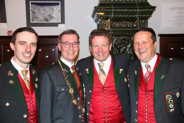 Oberlandler-Graz-Gmoarat: Jakob Santner, Klaus Weikhard, Wolfgang Fuchs und Horst Assl (v.l.) leiten die Geschicke der Oberlandler.