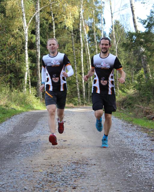 Leopoldschläger Laufwunder (von links): Andreas Schinagl und Tobias Hoffelner.