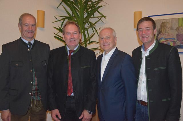 Jahreshauptversammlung des Bauernbundes Bruck-Mürzzuschlag mit Hans Madertoner, Johann Eder- Schützenhöfer, Hans Seitinger und Fritz Reisinger