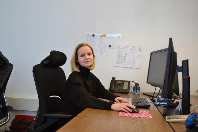 Das Interesse am Handel und an der Arbeit mit dem Computer betrachtet Johanna Krampl als Voraussetzung für ihren Lehrberuf.