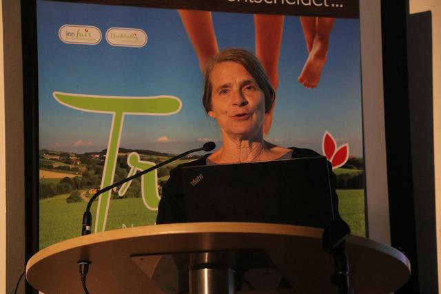 Klimaforscherin Helga Kromp-Kolb hielt den vom Verein TRAFOS organisierten Vortrag.