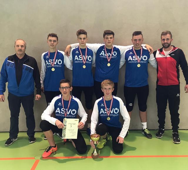 Die neuen U18 Staatsmeister im Faustball.