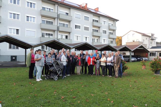 In Wies wurde kürzlich der Abschluss der Sanierungsarbeiten beim Wohnhaus Unterer Markt 30/32 gefeiert.