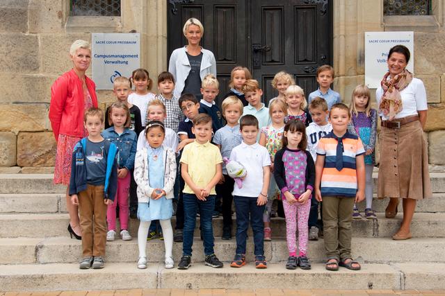 VS Sacre Coeur 1a, Klassenlehrerin: Petra Konrad, Klasse mit Bewegungsschwerpunkt