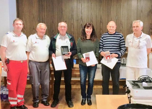 David Müllner, Johann Weissenbök, Gerhard Schwingenschlögl, Judith Koller, Wilfried Schandl und Thomas Felzmann | Foto: RK Gmünd