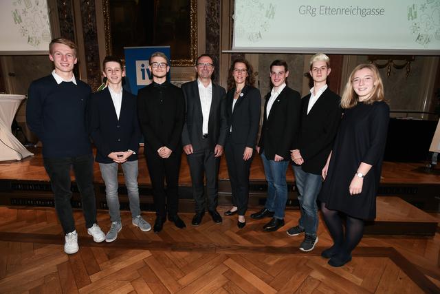 vlnr: David Leibmann, Lukas Weniger, Erik Schweiger, Maximilian Strobl, Lukas Tieber, Sophie Bruckner