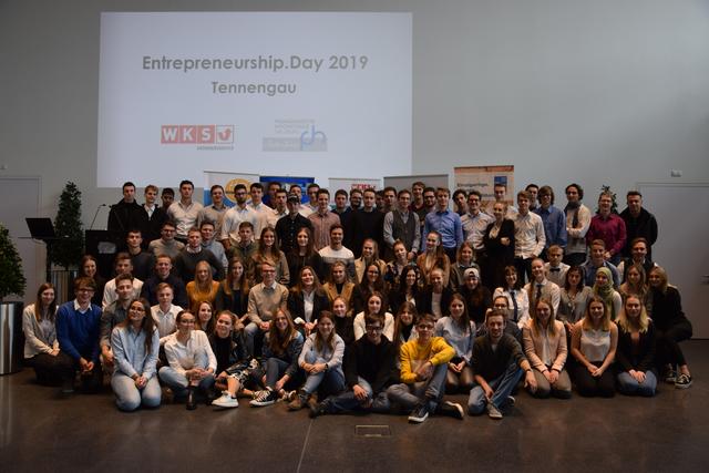 Die diesjährigen Teilnehmer am Entrepreneurship-Day des Tennengaus.
