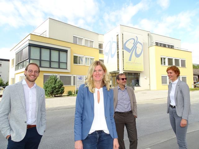Gesellschafterteam: Roman Rathausky, Anna Absenger, Wolfgang Rathausky und Christa König-Trieb (v.l.).