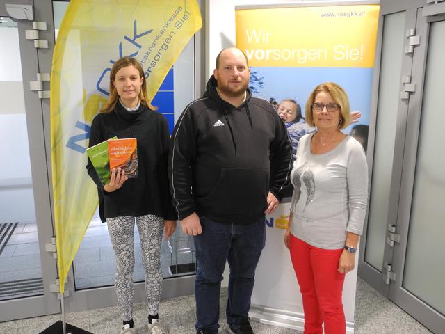 Bianca Bertl, Georg Einzinger und Silvia Meier
 | Foto: NÖGKK