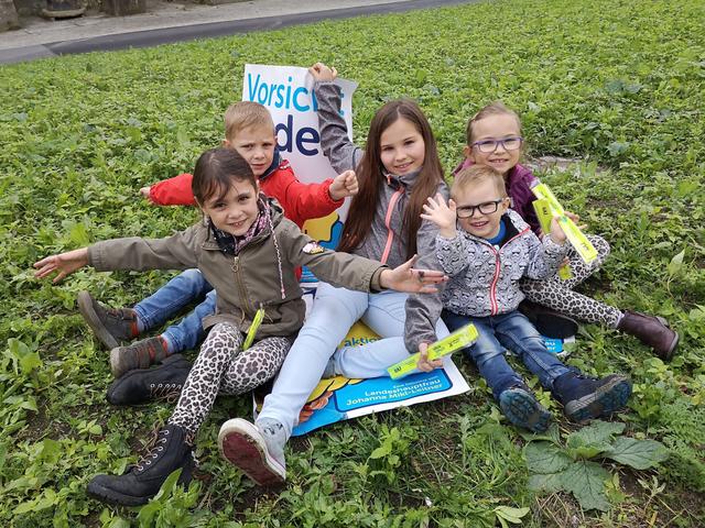 Anna und Florian Hofbauer, Ines, Nelly und Leo Widhalm