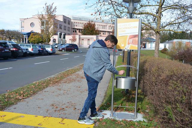 Die bestehenden Nichtraucherzonen im Klinikum Freistadt wurden deutlich erweitert.