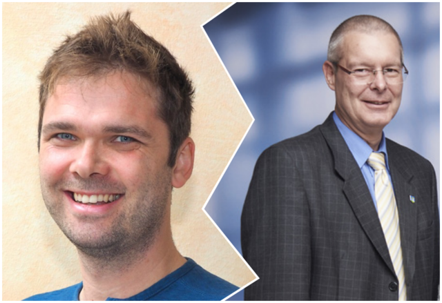 Joseph Lentner von den Neos und Wolfgang Halwachs von der ÖVP.