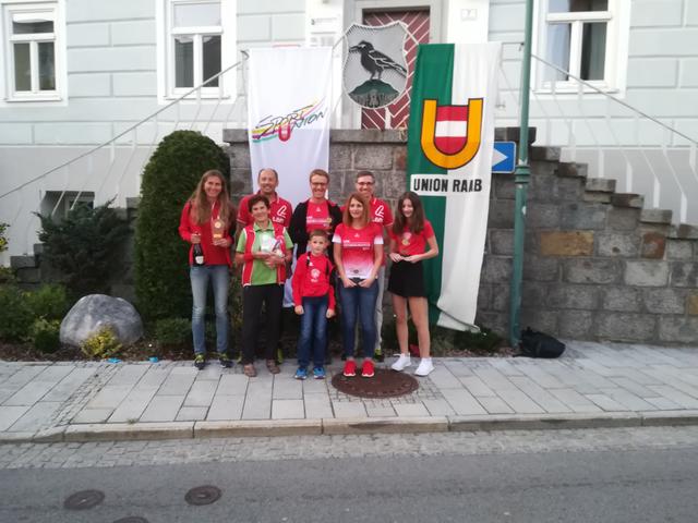 Insgesamt acht Athleten der LAG Ried gingen beim Raaber Union Lauf an den Start