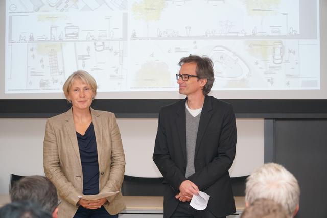 Freuten sich über den Auftrag zur Planung: Silvia Hartl und Clemens Kolar.