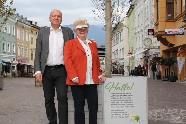 Baumpatin Anni Tscheinig
Baumpaten: Anni Tscheinig und ihr Sohn Roland