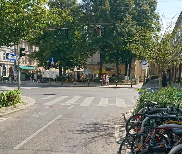 Hier hätte eine Ampel für Radfahrer aufgestellt werden sollen.
