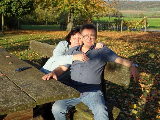 Ein Herz und eine Seele sind Christine und Gatte Peter.