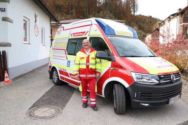 Wilhelm Vorlaufer liebt und lebt sein Ehrenamt beim Arbeiter-Samariterbund Rabenstein.