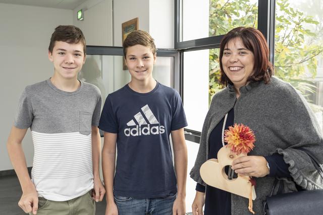 Auf der Suche nach jungen Talenten wurde NAbg. Agnes Totter  in der LFS Hatzendorf fündig. | Foto: StVP/Foto Fischer