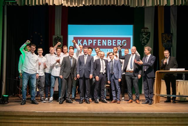 Die Bulls bei der Kapfenberger Sportgala. | Foto: Pashkovskaya