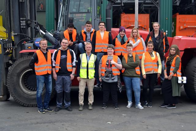 Eine tag.werk-Abordnung war zu Besuch bei der Holding Graz. | Foto: tag.werk