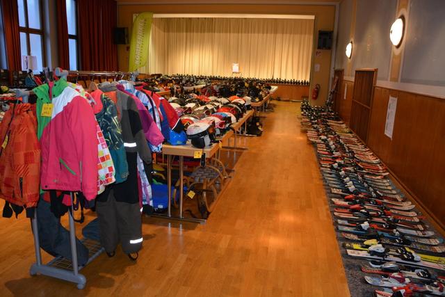 Der Ski-Bazar findet am Wochenende im Kultursaal statt.