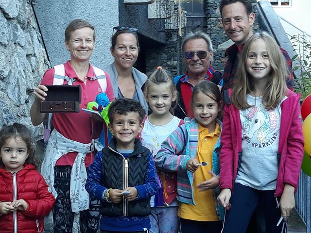 Die Kinderfreunde Kitzbühel luden zur Schnitzeljagd.