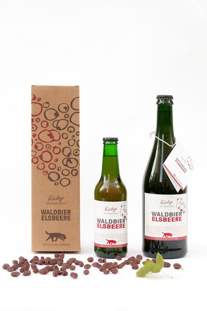 Waldbier Elsbeere von der Kiesbye-Naturbrauerei. | Foto: Kiesbye