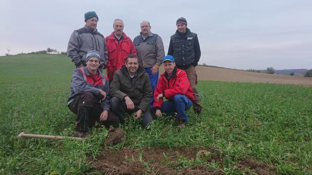 v.l.: Martin Mathias, Hubert Ullmann, Markus Strobl, Ernst Mathias, Josef Wohlmuth, Reinhard Ullmann und Helmut Zimmermann  | Foto: Bernhard Wohlmuth