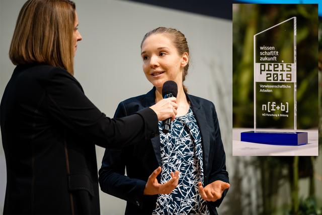 Julia Siegel erhielt für ihr Thema "Einfluss von Industrie und Bergbau auf den Regenwald" Wissenschaftspreis. | Foto: Klaus Ranger