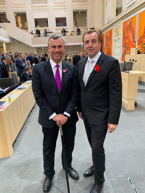 Mit Norbert Hofer ist Drobits der zweite Südburgenländer im Parlament.