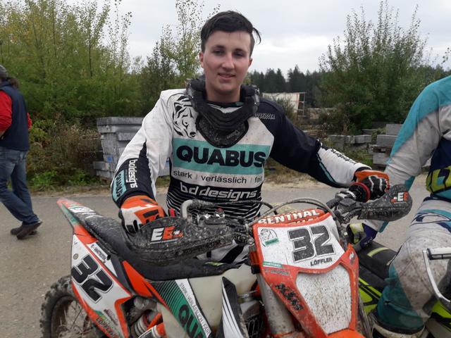 Der Schremser startete mit einer KTM 250 EXC. | Foto: Löffler