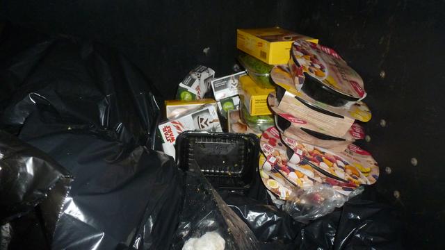 Typischer Restmüll vom Supermarkt xxx