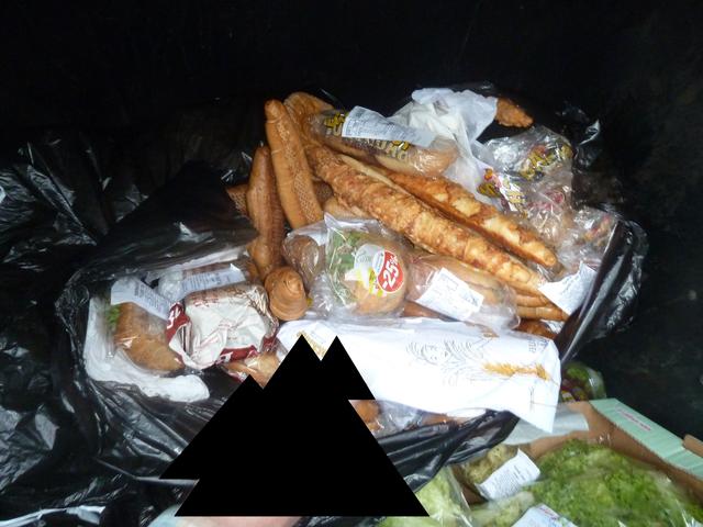 Typischer Restmüll vom Supermarkt xxx