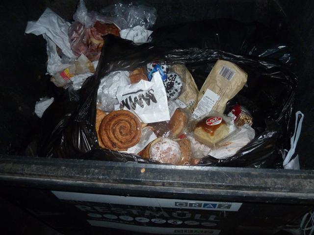 Typischer Restmüll vom Supermarkt xxx