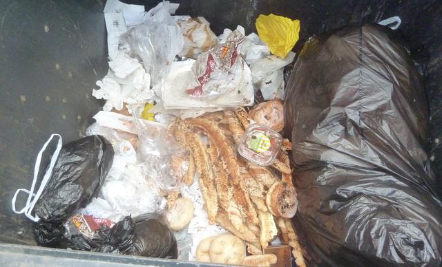 Typischer Restmüll vom Supermarkt xxx