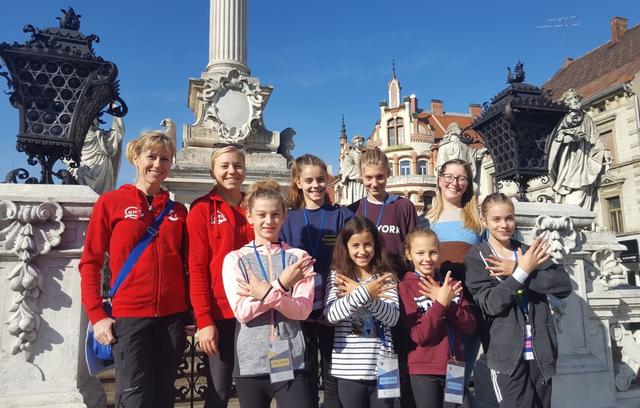 Auch der Kunstturn-Nachwuchs des SV Gymnastics Gänserndorf nutzte die Chance internationale Wettkampfluft zu schnuppern. | Foto: © SV Gymnastics