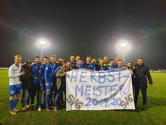 Der SV Großpetersdorf darf sich über den vorzeitigen Herbstmeistertitel und klaren Vorsprung in der Tabelle freuen. | Foto: Tina Unger