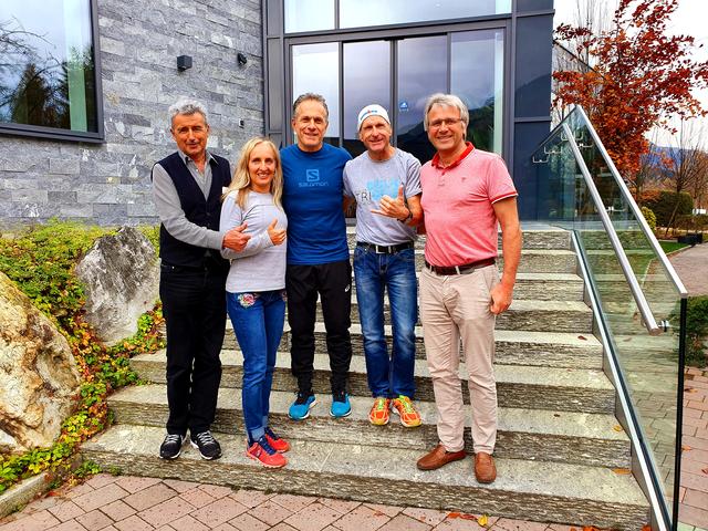 Toni Hasler, Natascha Badmann, Gerhard Budy, Mandi Latini und Wolfgang Hofer.