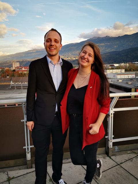 Fabian Saxl übergab den Jugendvorsitz an Theresa Öfner