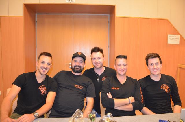 Reißkofel Teufel: Christof Winkler, Christian Schwarz, Martin Kohlmaier, Lukas Neuwirther und Dominic Leitner